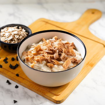 Shredded Chicken Oatmeal